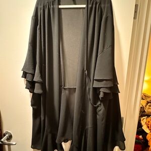 Torrid Black Kimono Sheer